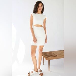Wilfred Cut-out Knit Mini Dress, Size XS